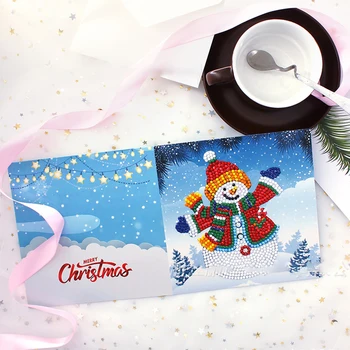 

New Year Greeting Card Postcards Envelopes Special Shaped Birthday DIY