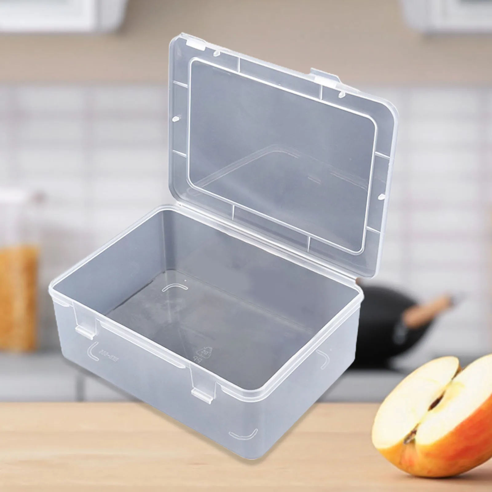 Rectangle Transparent Large Capacity Plastic Storage Box Container With Lid  - Storage Boxes & Bins - AliExpress