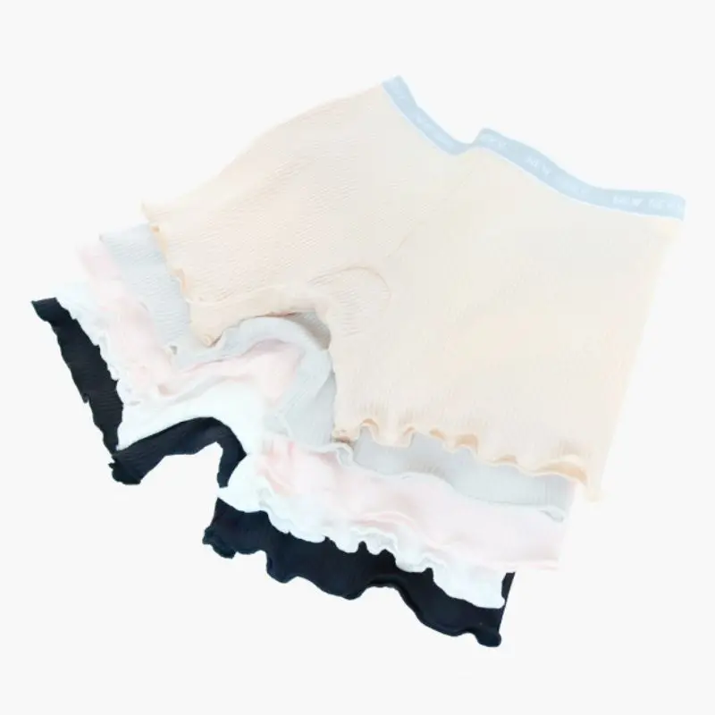 Женские защитные штаны, женские шорты, Тонкие штаны, шорты с кружевом, защитные штаны, предотвращающие неисправность гардероба, шорты