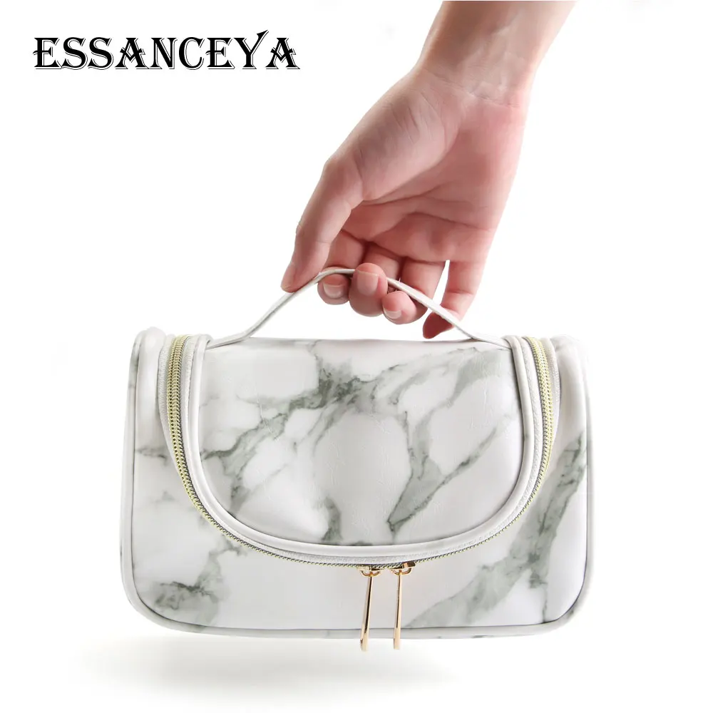 ESSANCEYA 1/3Pcs Marble Cosmetic Bag Case For Brushes PU Leather Storage Makeup Brush Organizer Purse Brushes Holder Travel Kits ESSANCEYA 1/3Pcs Marble Cosmetic Bag Case For Brushes PU Leather Storage Makeup Brush Organizer Purse Brushes Holder Travel Kits