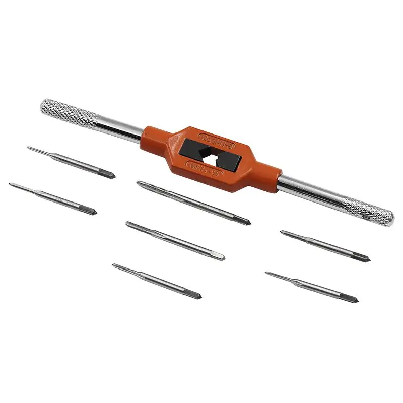 

8 pcs/Set Mini Screw Tap Hand Tap Thread Wire Tapping Threading Taps Attack M1.1 M1.2 M1.4 M1.6 M1.8 M2 M2.5