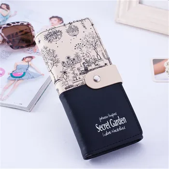 

Women Wallets Hasp Lady Purses Handbags Brand Design Woman Moneybags Coin Purse ID Cards Holder Clutch Female Long Wallet Bags