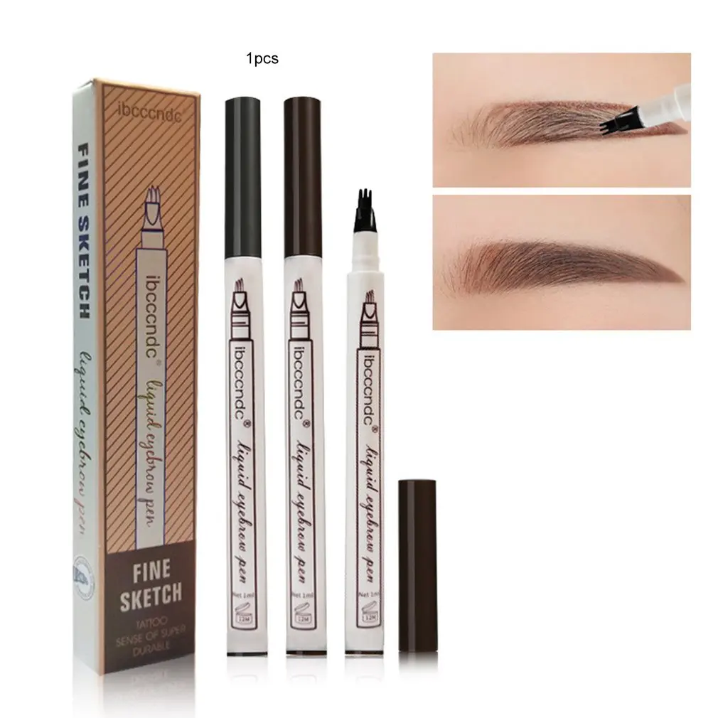 Microblading тату-ручка для бровей, тонкий эскиз, жидкая ручка для бровей, водостойкая тату, прочный карандаш для бровей, стойкий к размазыванию