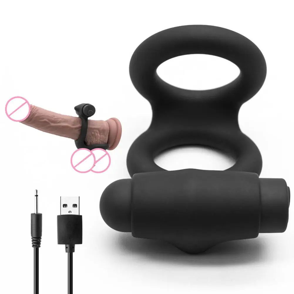 Movconly Penis Ring Vibrator with Rabbit Ears Couples Play Wireless Remote Control Rechargeable Waterproof Vibrating Cock Ring