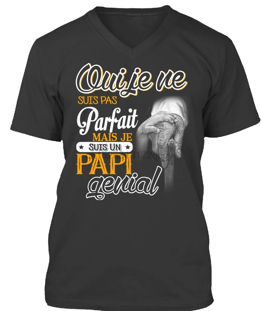 Men T Shirt JE SUIS UN PAPI QEUIAL Women T-Shirt |