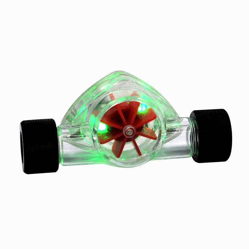WD205 кулер для воды индикатор потока воды с rgb-подсветкой может синхронизировать материнскую плату Asus 12v 4 Pin Интерфейс