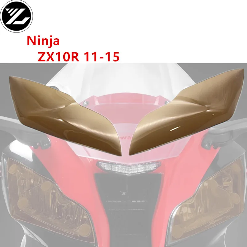 

Защитная крышка для передней фары мотоцикла для kawasaki NINJA ninja ZX10R ZX-10R 2011-2015 Защитная крышка для передней фары