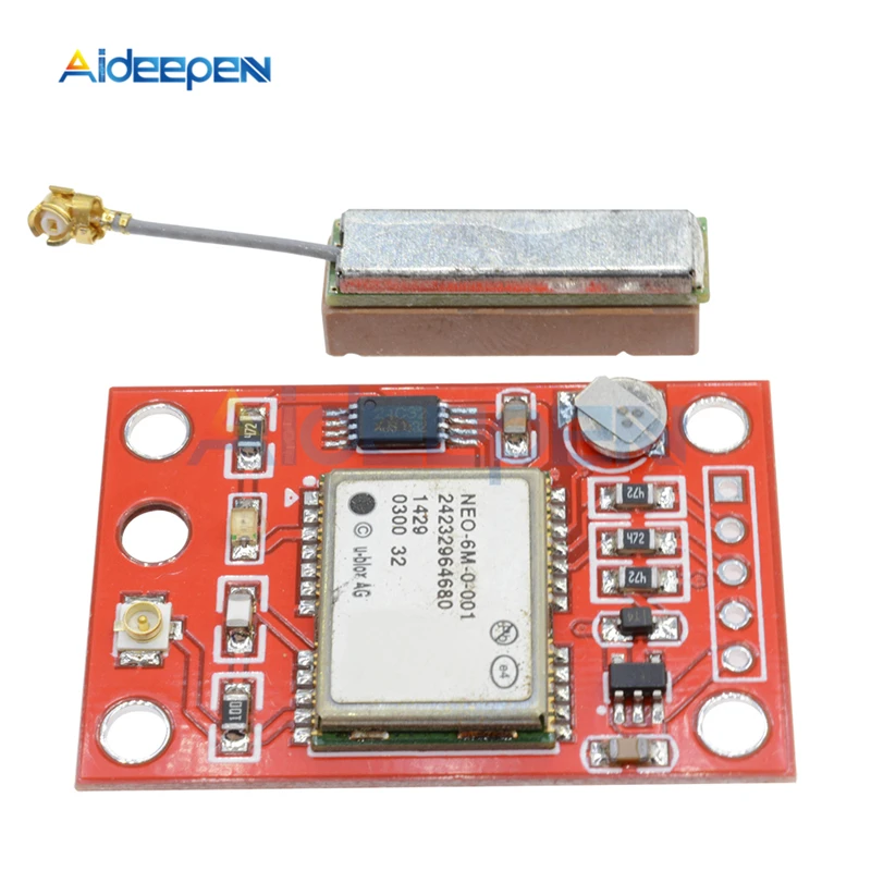 DC 3,3 V-5 V GY-NEO6MV2 NEO6MV2 NEO-6M gps модуль Плата полетного контроллера APM2 APM2.5 RS232 ttl Интерфейс со встроенной антенной для Arduino