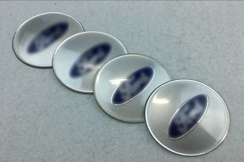 

4pcs Fashion NEW Car-Styling 65mm Stickers Car Wheel Center Hub Caps sticker For Ford 2 3 4 5 mk2 mk3 mk4 mk5 mk7 ranger fiesta