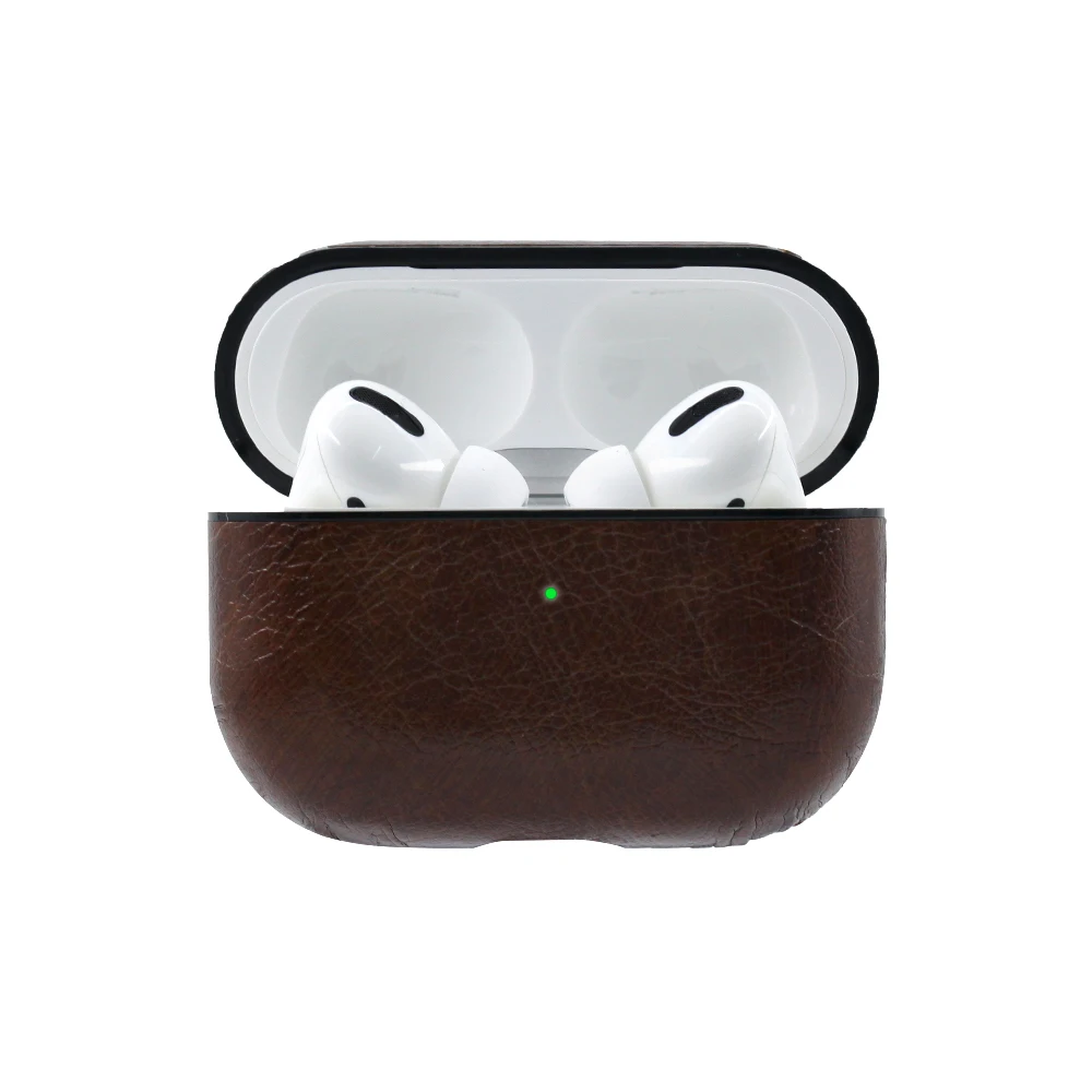 Кожаный чехол для Apple Airpods Pro Чехол кожаный чехол для airpods 3 pro Чехол беспроводной Bluetooth адаптер для наушников