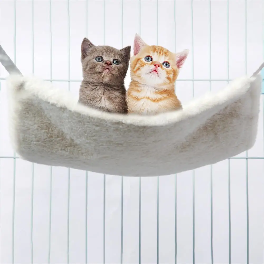 Теплый подвесной коврик для кошки мягкий гамак для кошки зимний гамак для питомца котенок кровать клетка Чехол Подушка товары для животных