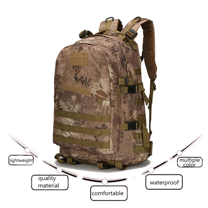 Outdoor Military Rucksacks Nylon Waterproof Tactical Backpack Sports Camping Hiking Trekking Fishing Hunting Bags