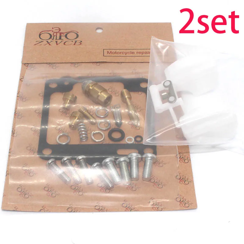 

2set for XV750 Virago 1988-1997 XV 750 Motorcycle carburetor repair kit float