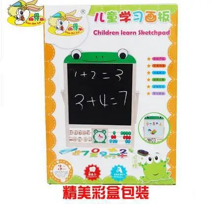 

Wooden Children Learning Double-Sided Sketchpad Multi-functional Magnetic Educational Early Childhood Doing Homework Toy Hot Sel