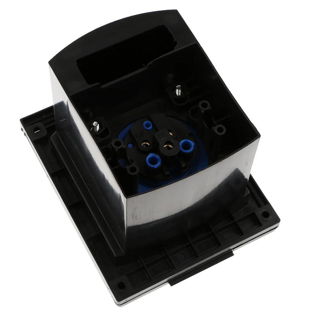 RV Camper 220V-240V 16A External Flush Hook Up Waterproof  Plug Socket
