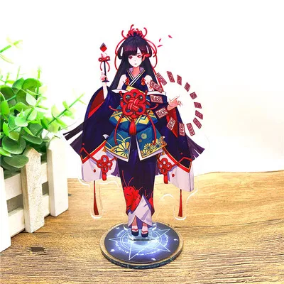 Игра Onmyoji брелок onikiri Ootengu aoandou Momo Ibaraki douji милый забавный мультфильм акриловый ключ chian модные персонализированные ювелирные изделия - Цвет: 10