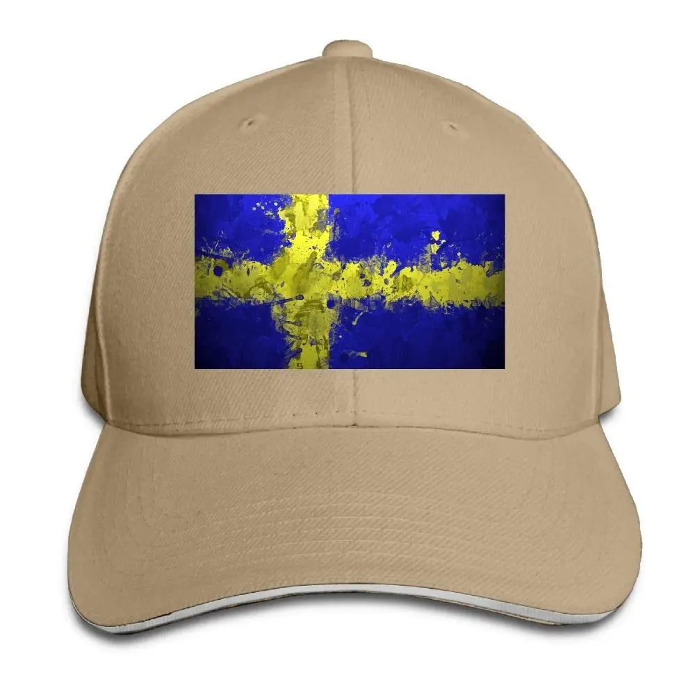 Шведский флаг унисекс Дальнобойщик шляпы папа бейсболки водительская Кепка