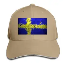 Шведский флаг унисекс Дальнобойщик шляпы папа бейсболки водительская Кепка