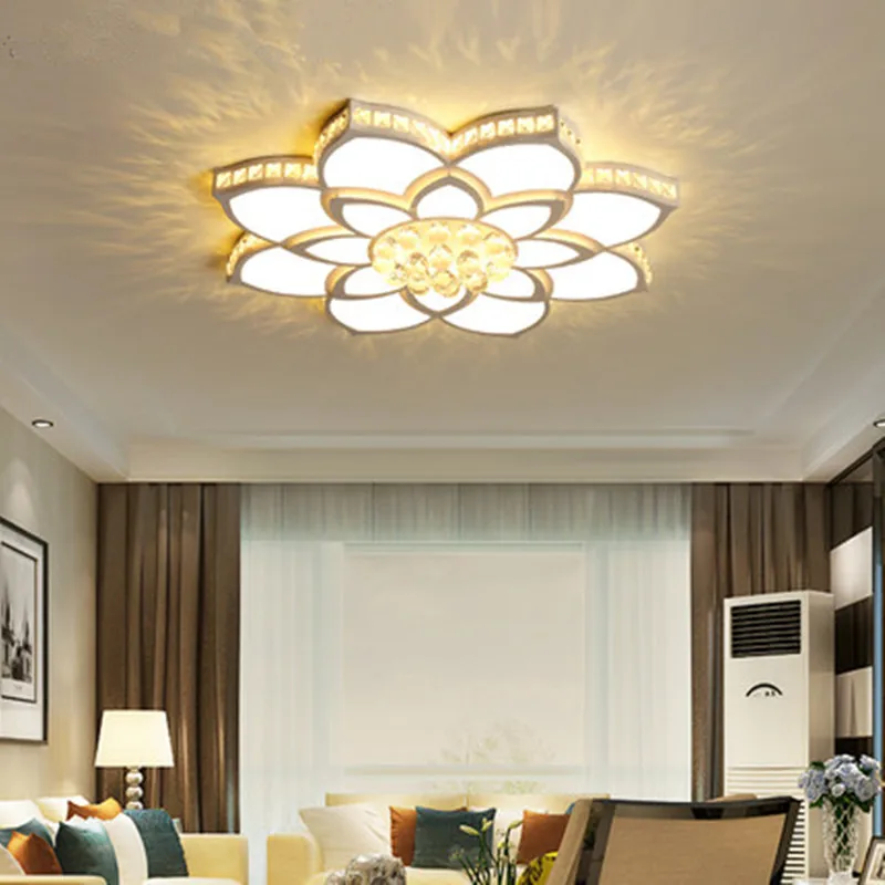 

Crystal Modern led ceiling lights for living room bedroom Study Room fixtures Acrylic Stylish Led Ceiling Lamp Free Shipping