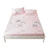 100% Cotton Cute Deer Mattress Cover Quilted Animal Print Fitted Sheet for Single Double Bed XF749-25 (Support Dropshipping)