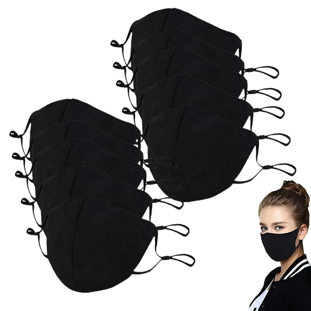 

In store Face Mask Scarf Mascarilla Mascarar Cotton Face Mask Activated Carbon Washable And Reusable Lot Maska Mascarillas#B90