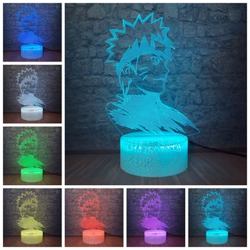

3D Night Light LED Illusion Desk Table Lamp Decor 7 Colors Change USB Cable Touch Button Teen Christmas Birthday Gift Kids Toy