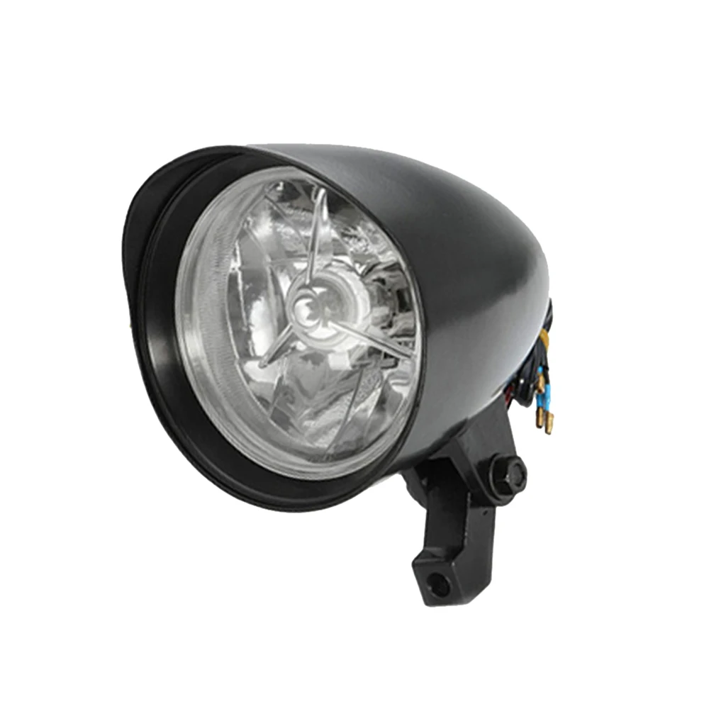 Черный 5,7" Ретро 12V мотоцикл передняя фара