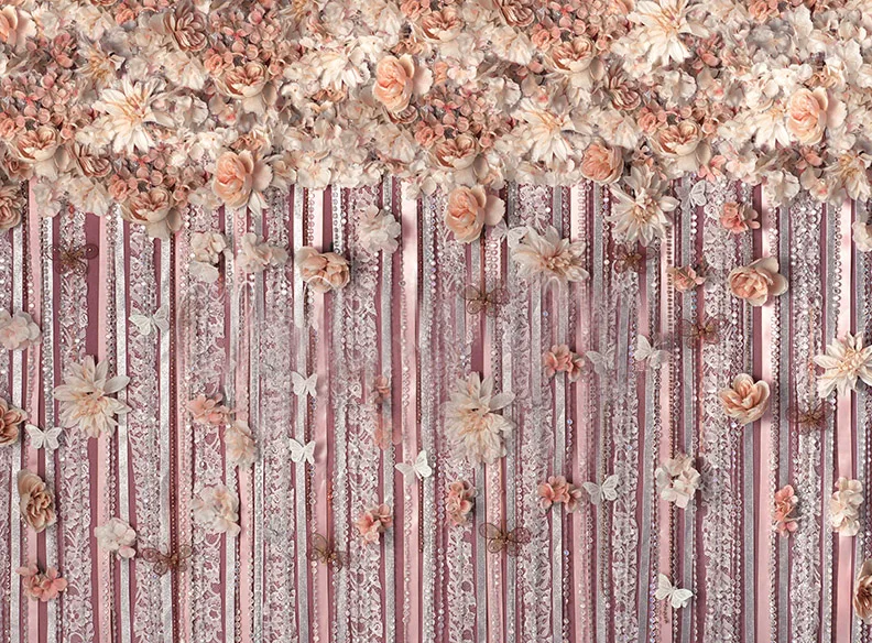 

Пружинные ленты цветок листья настенные фоны высокое качество Компьютер печати фон для свадебных фото