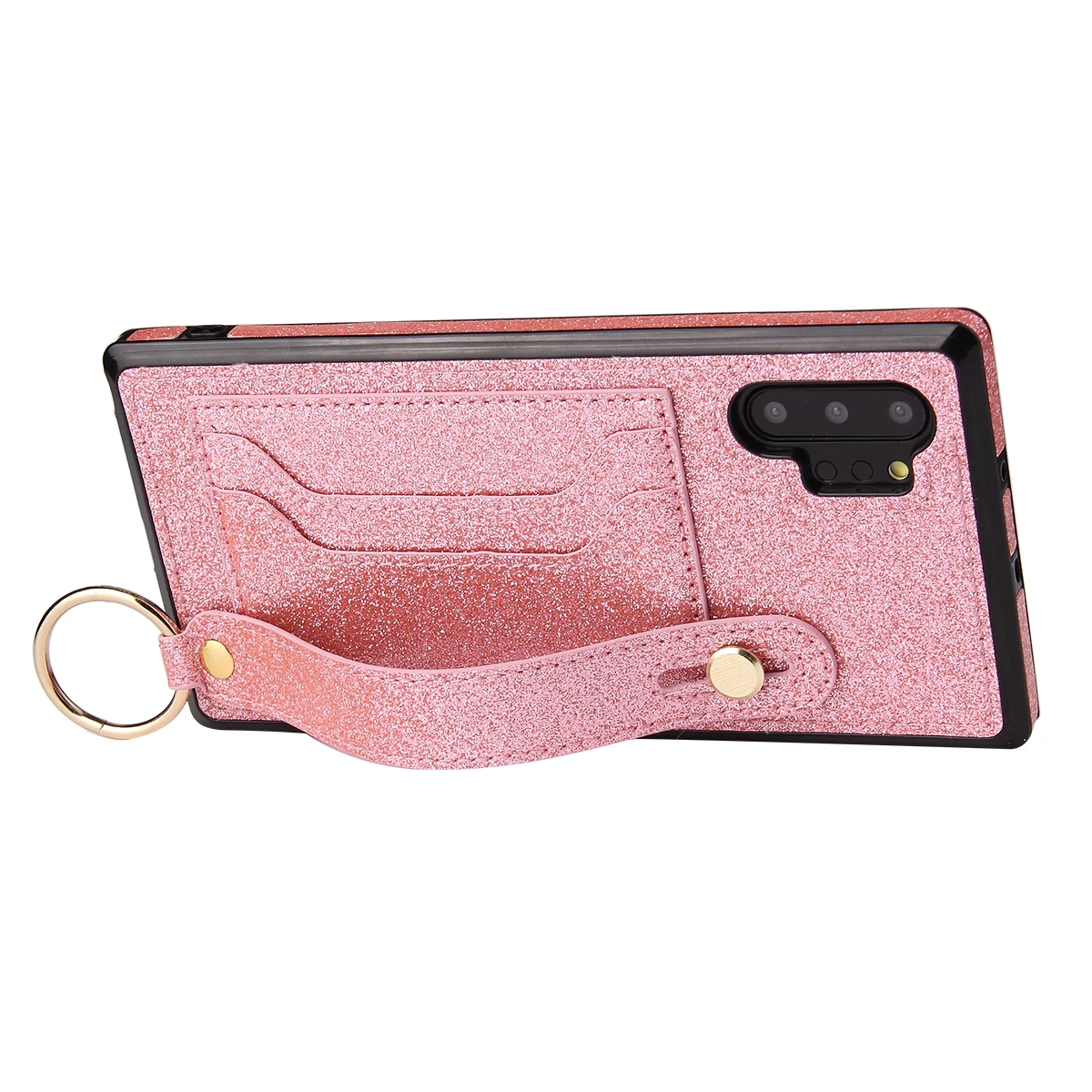 S20 Ultra Glitter Wrist Strap Case for Galaxy S20 Plus Note 10+ Soft TPU Leather Card Holder Cover Bracket Solid Color Coque S20 Ultra Glitter Wrist Strap Case for Galaxy S20 Plus Note 10+ Soft TPU Leather Card Holder Cover Bracket Solid Color Coque