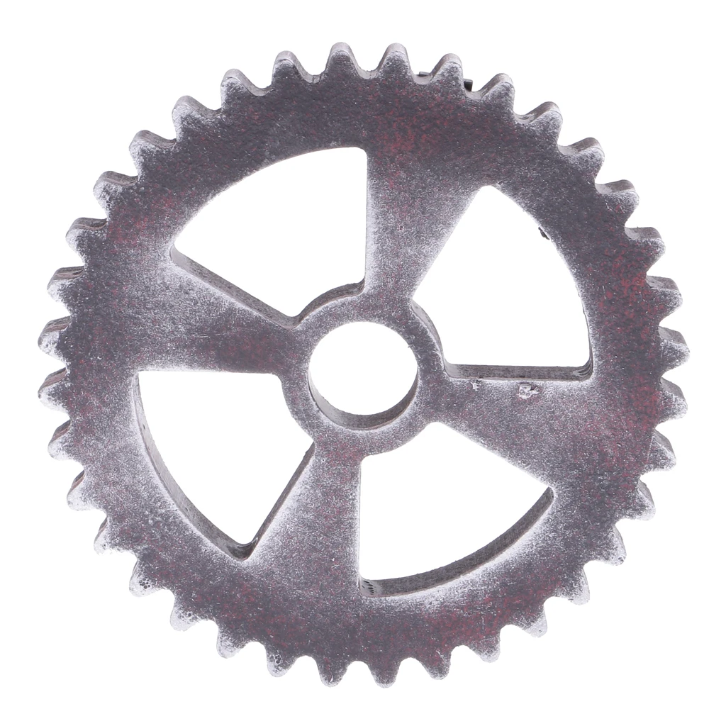 12cm Vintage Wood Steampunk Gear Home Bar Cafe Craft Art Wall Decorations