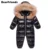 Россия зимние комбинезоны детская одежда одежда snowsuit 90% утка пуховик для детей девушка пальто Парк для младенцев мальчик снег костюм одежда