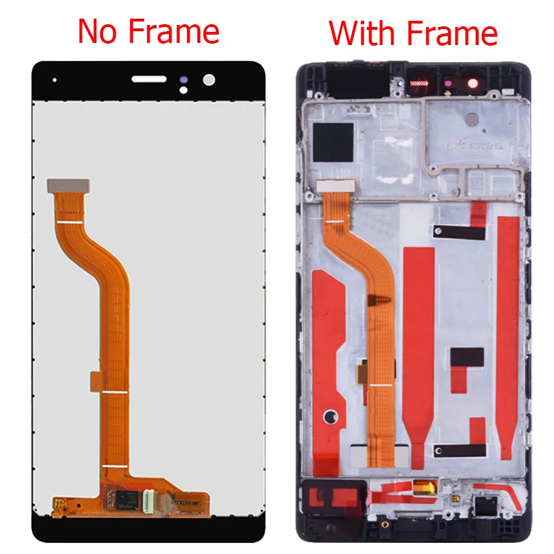 Оригинальный ЖК экран для Huawei P9 с рамкой дисплей 5 2 дюйма EVA L09 L19 L29 сенсорный в
