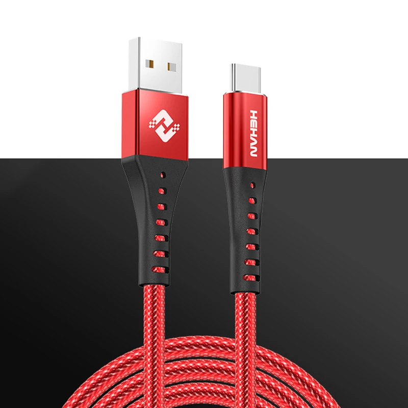 Cafele usb type-c кабель 3.5A Быстрая зарядка 1 м Микро кабели для зарядного устройства usb для Xiaomi Mi9 Red rice Note huawei samsung Iphone X Xs Max - Цвет: Red Type C Cable