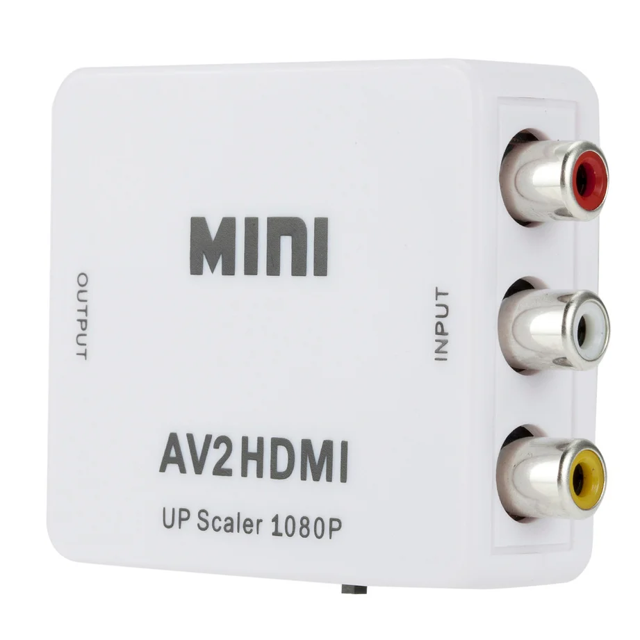 1080P HDMI to AV Video Scaler and Converter Adapter