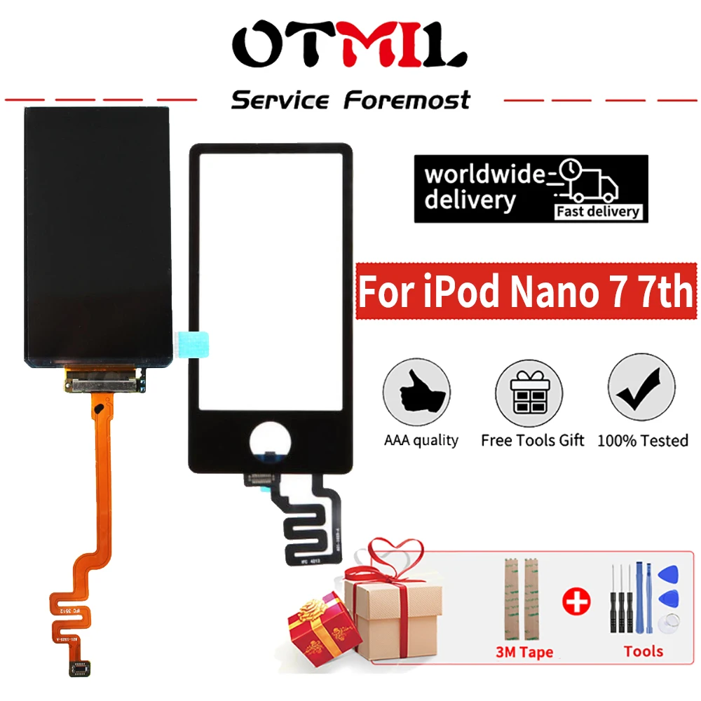 ЖК экран OTMIL AAAA для iPod Nano 7 7G й дисплей запасные части Nano7 2 5 дюйма|Экраны мобильных