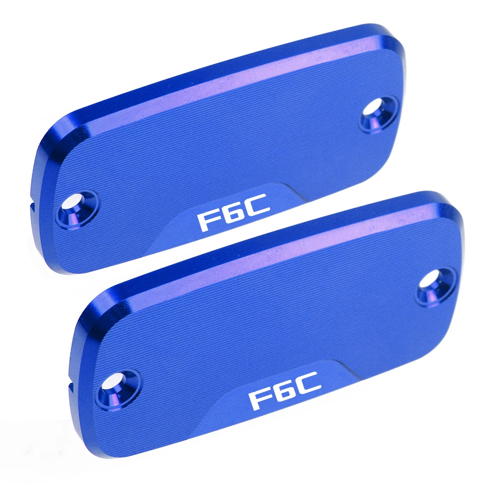 

1 pair Power Part Front Brake Reservoir Aluminum Cover Motorcycle CNC accessories Reservoir Brake Cap For Honda F6C 1996-2003