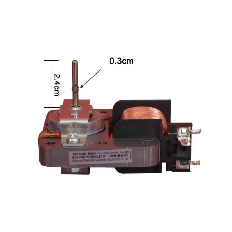 Микроволновая печь Запчасти 2 pin Вентилятор Motop 220-240V 18 Вт Мотор YZ-E6120 MDT-10CEF YZ-E6120-M51D
