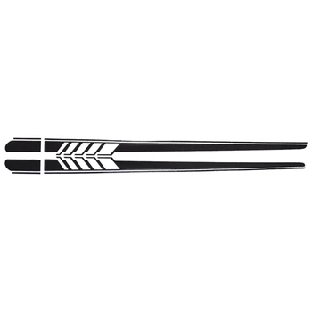 

Waterproof Fashion Styling Car Stickers PVC SUVs Universal Body Decor DIY Decals Stripe Pattern Side Skirt Auto Accessories