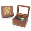 Rosiking QUEEN-Bohemian Rhapsody Red with mirror Music Box Carved Mechanism Musical Wind Up Gift for Birthday 2