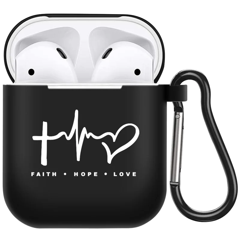 Letter Y Heart Graphic Printed Headphone Case For Airpods1 2