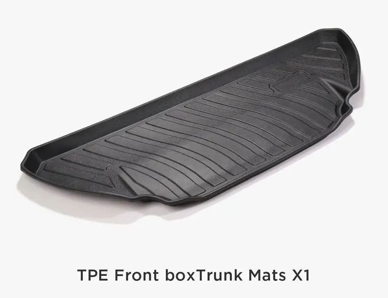 LUCKEASY Модернизированный коврик для ног TPE под заказ Всепогодные коврики для багажника для Tesla модель X высокая сторона окружающие