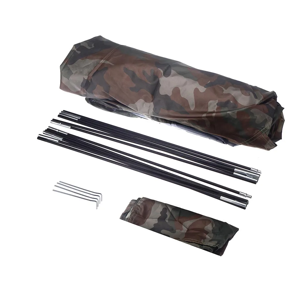 

Hot New Outdoor Camouflage Beach Tent Camping Tent for 2 Person Single Layer polyester fabric Tents PU1000mm Carry Bag Travel