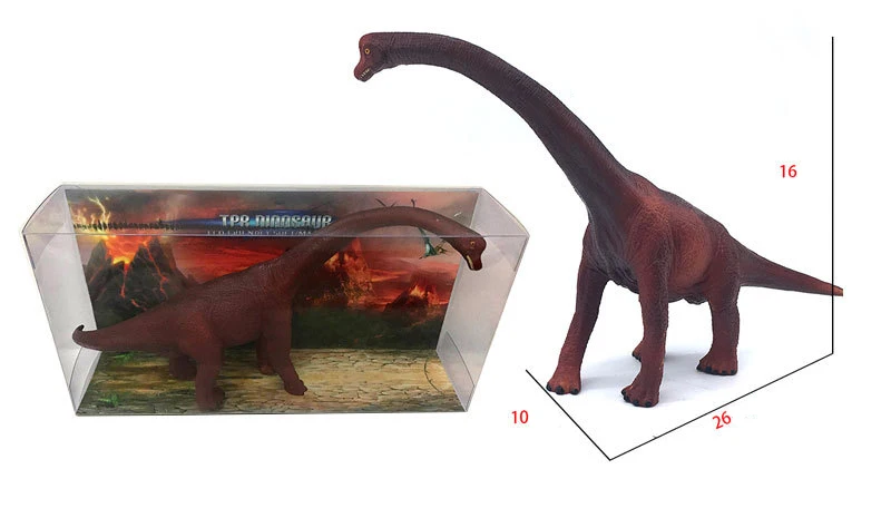 Игрушечная модель динозавра Юрского периода из термопластичной резины, мягкая пластиковая модель динозавра, украшение для дома высокого