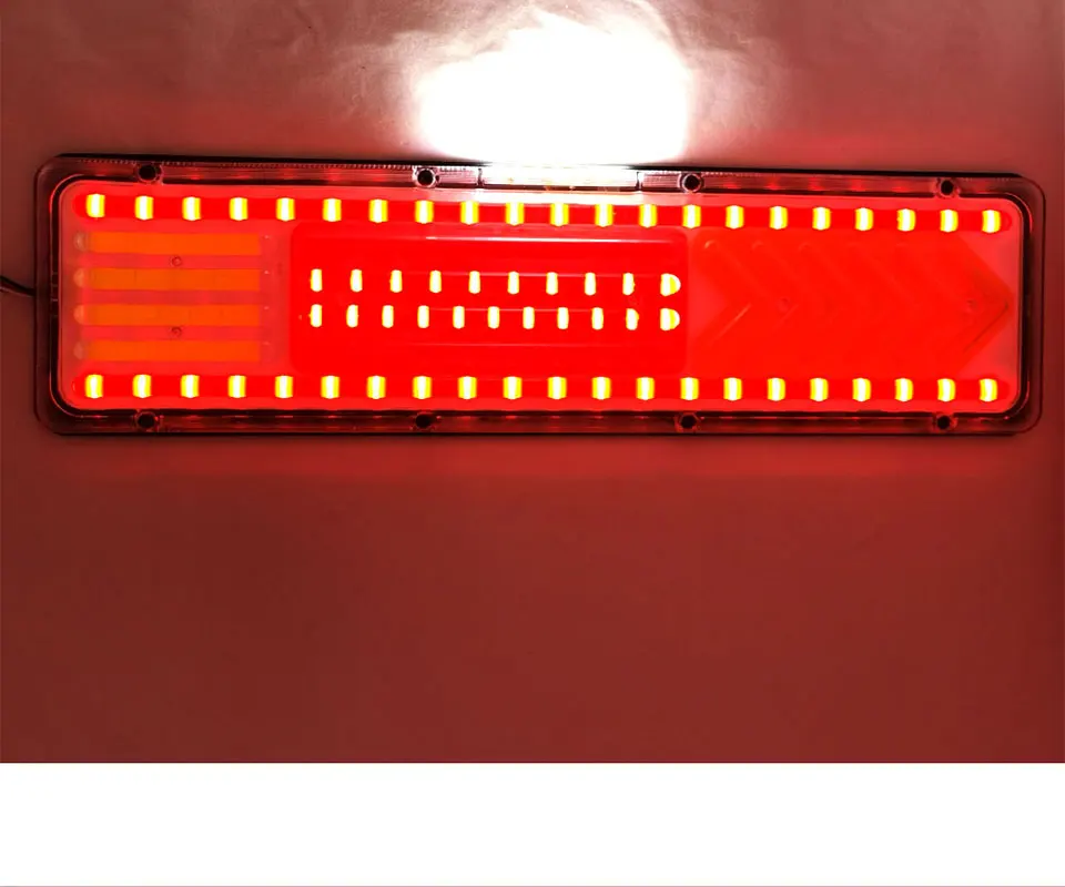 2 шт. Высокое качество грузовик стоп Поворотная лампа Декор задние фонари ночного сигнала освещение 24 В COB светодиодный водонепроницаемый грузовик тормозной лампы