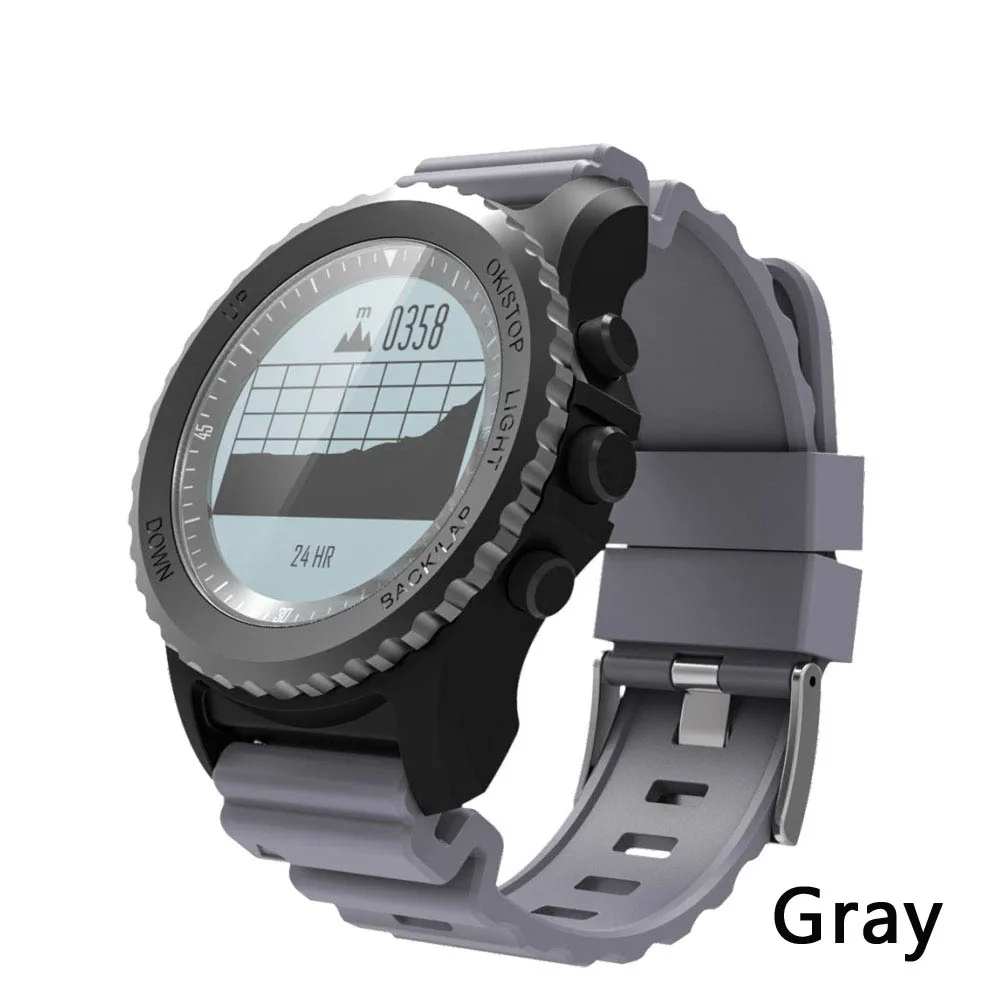 gray S968 gps Смарт-часы IP68 водонепроницаемый монитор сердечного ритма шагомер для плавания мужские умные часы спортивные наручные часы для мужчин и женщин - Цвет: gray