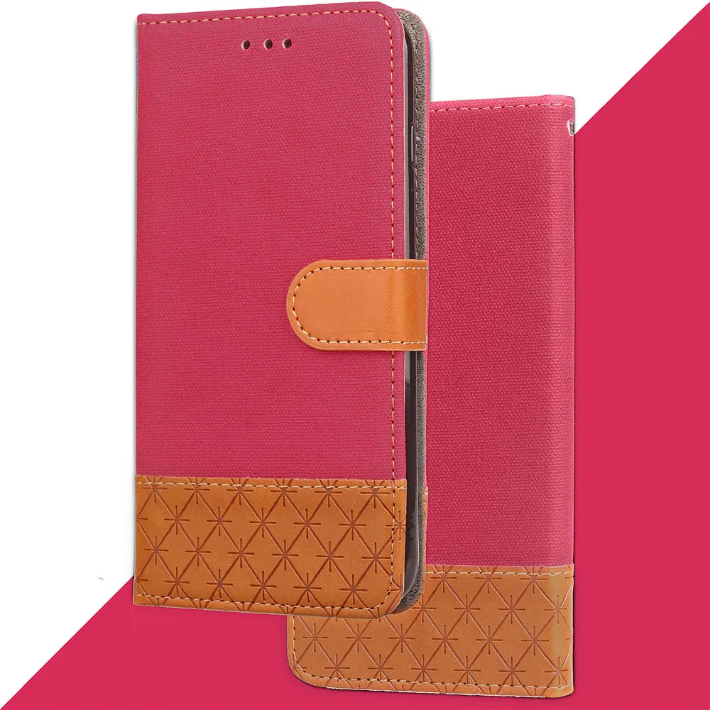 FQYANG джинсовый флип чехол для телефона REDMI 6 Pro 6A note5 pro Магнитный книжка из