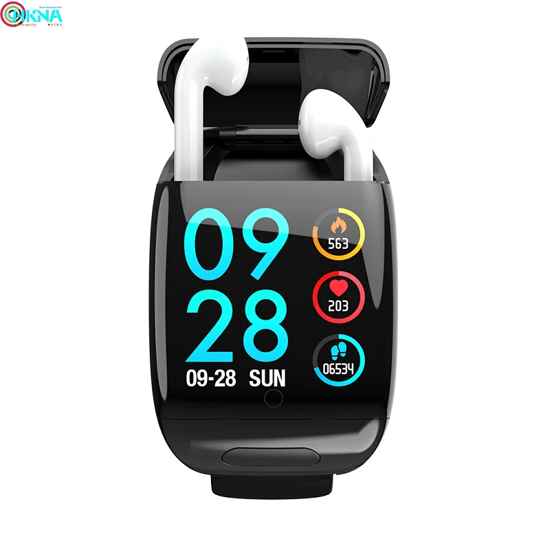

Smart Bracelet Bluetooth Headset TWS Bluetooth Call Watch Multifunction Heart Rate Sport Watches For Android iOS Huawei Iphone