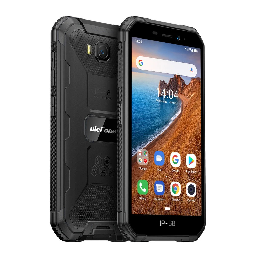 Мобильный телефон Ulefone Armor X6, Android 9,0, 2 ГБ, 16 ГБ, 5 дюймов, 8 Мп, 3G, WCDMA, 4000 мА/ч, батарея для распознавания лица, разблокировка, Smarpthone