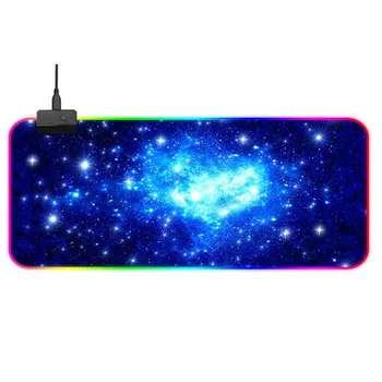 

NEW Colorful RGB mouse pad keyboard mat big new game light 7 color gamer lighting mouse pad