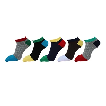 

Men's Five Finger Toe Socks Stock Soft Cotton Toe Socks 2020 Hot Sale Comfortable Short Sock 5 Pairs